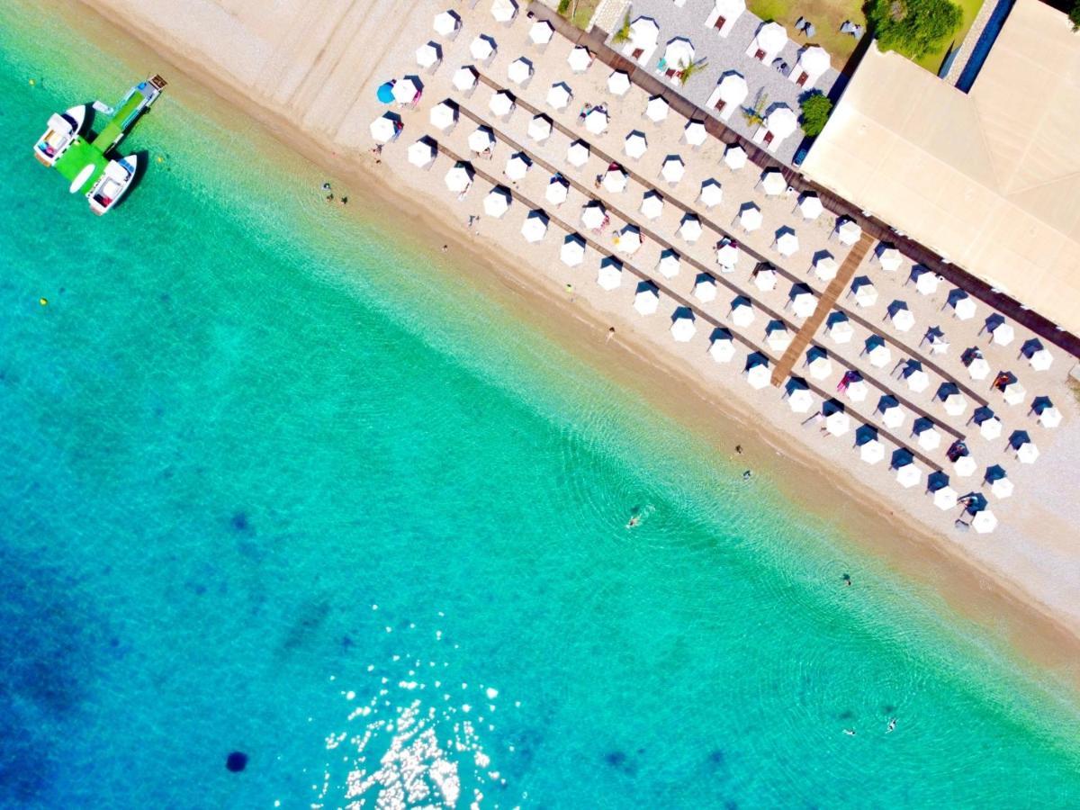 Luxury Villa Barbati Sun With Private Pool By Dadovillas Екстер'єр фото
