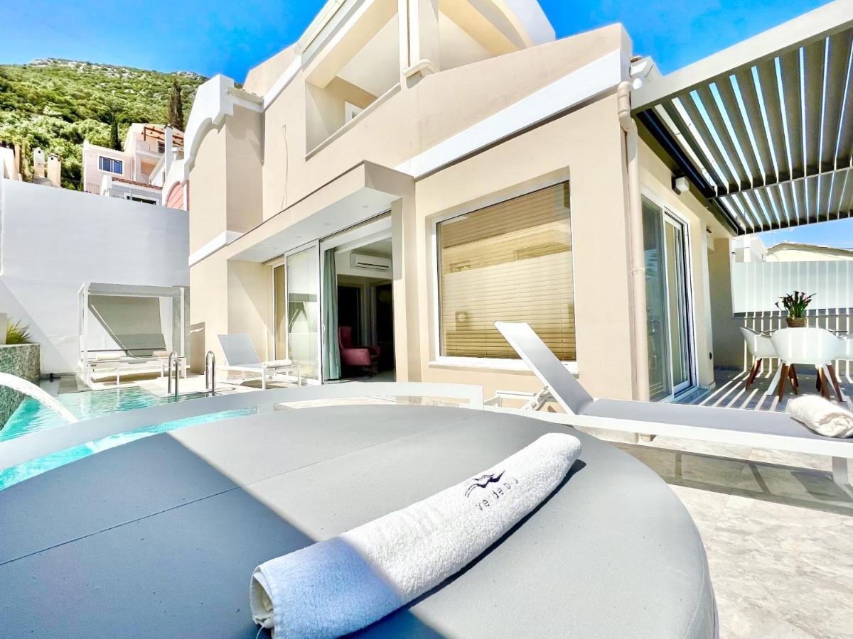 Luxury Villa Barbati Sun With Private Pool By Dadovillas Екстер'єр фото