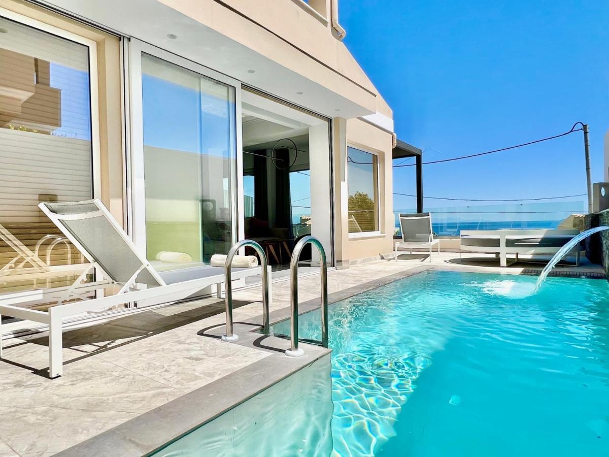 Luxury Villa Barbati Sun With Private Pool By Dadovillas Екстер'єр фото